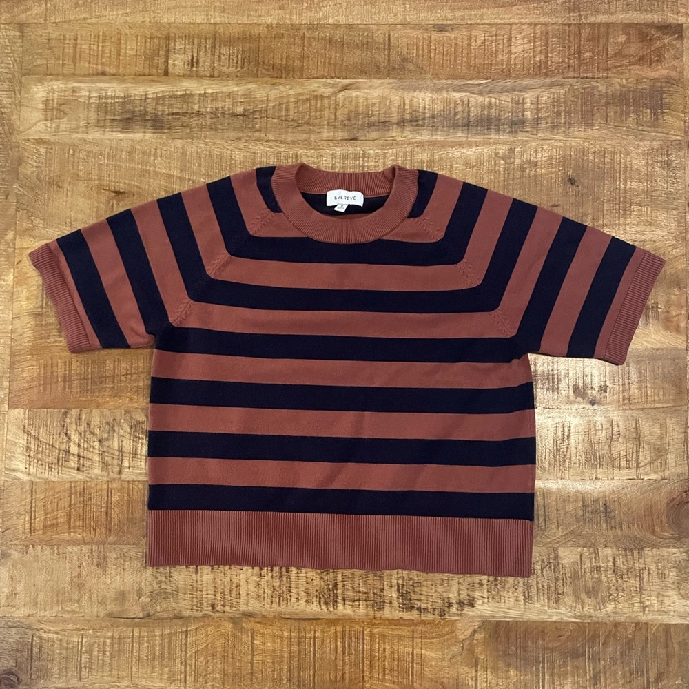Evereve Sami Striped Raglan Sweater